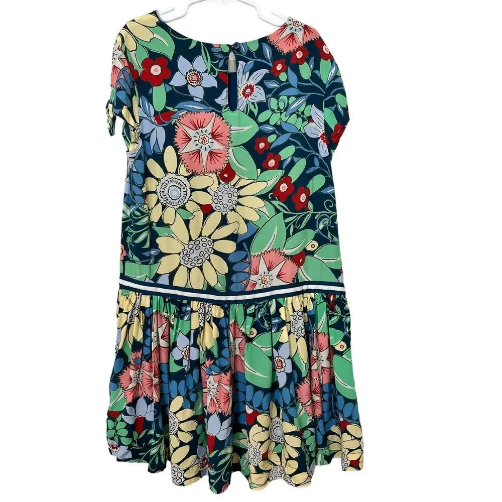 Gymboree Floral Girl’s Dress Size 7-8 (M) Fully Lined‎ Tierd